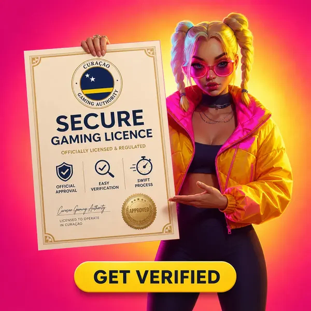 Spieler präsentiert Curaçao Gaming Authority-Lizenz für einfachen KYC-Verifizierungsprozess
